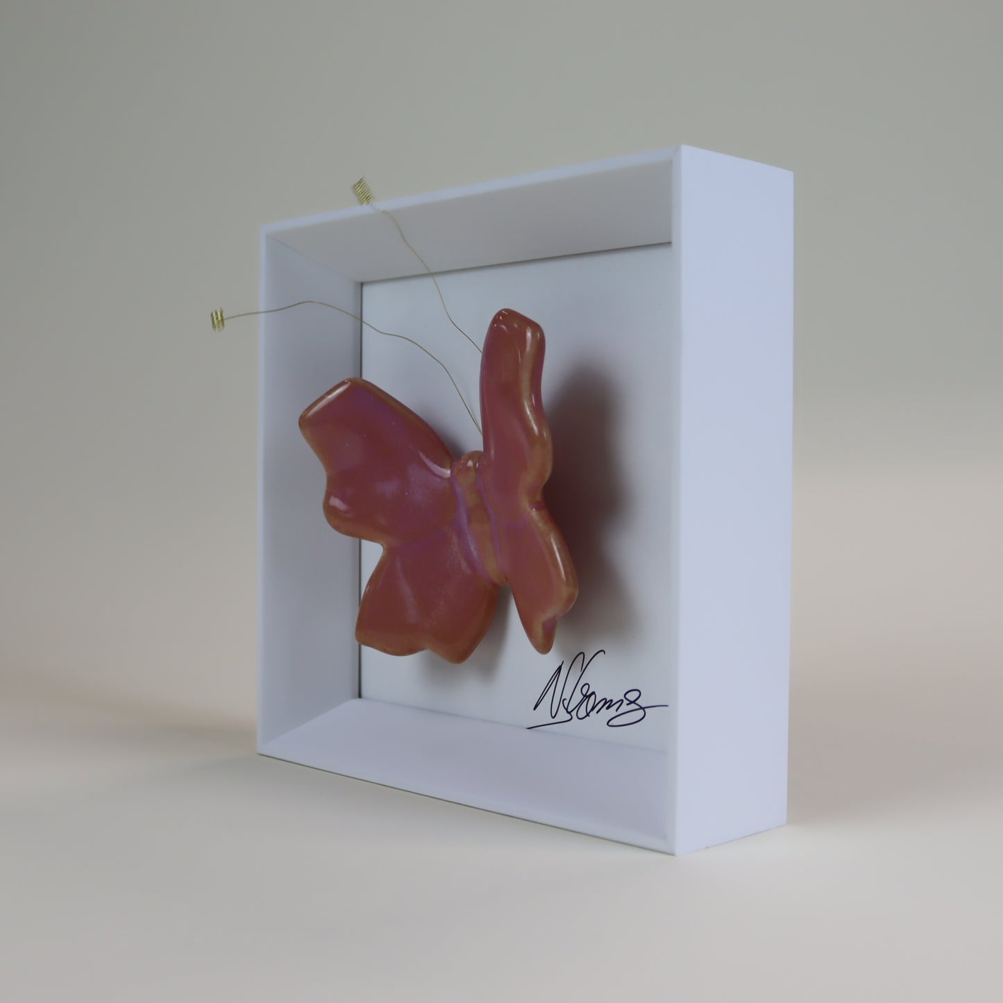 Quadro Borlboleta em Cerâmica Artesanal