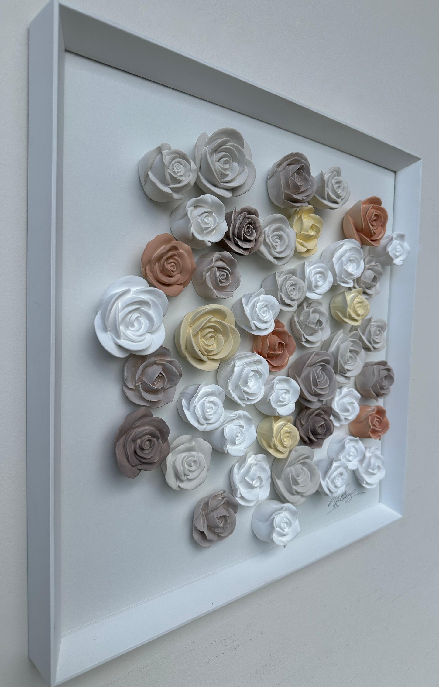 Quadro Rosas 50 x 50 cm - Ref. 49107