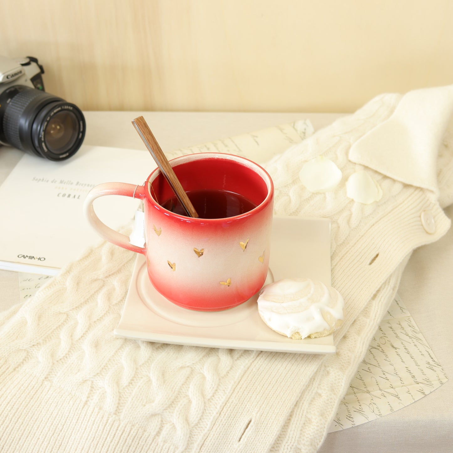 caneca corações 718