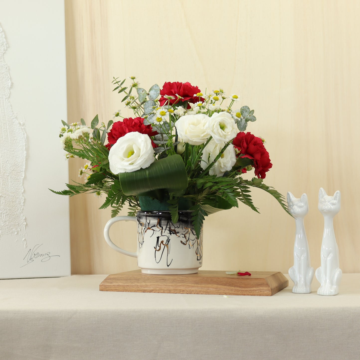 caneca abstrato preto 560