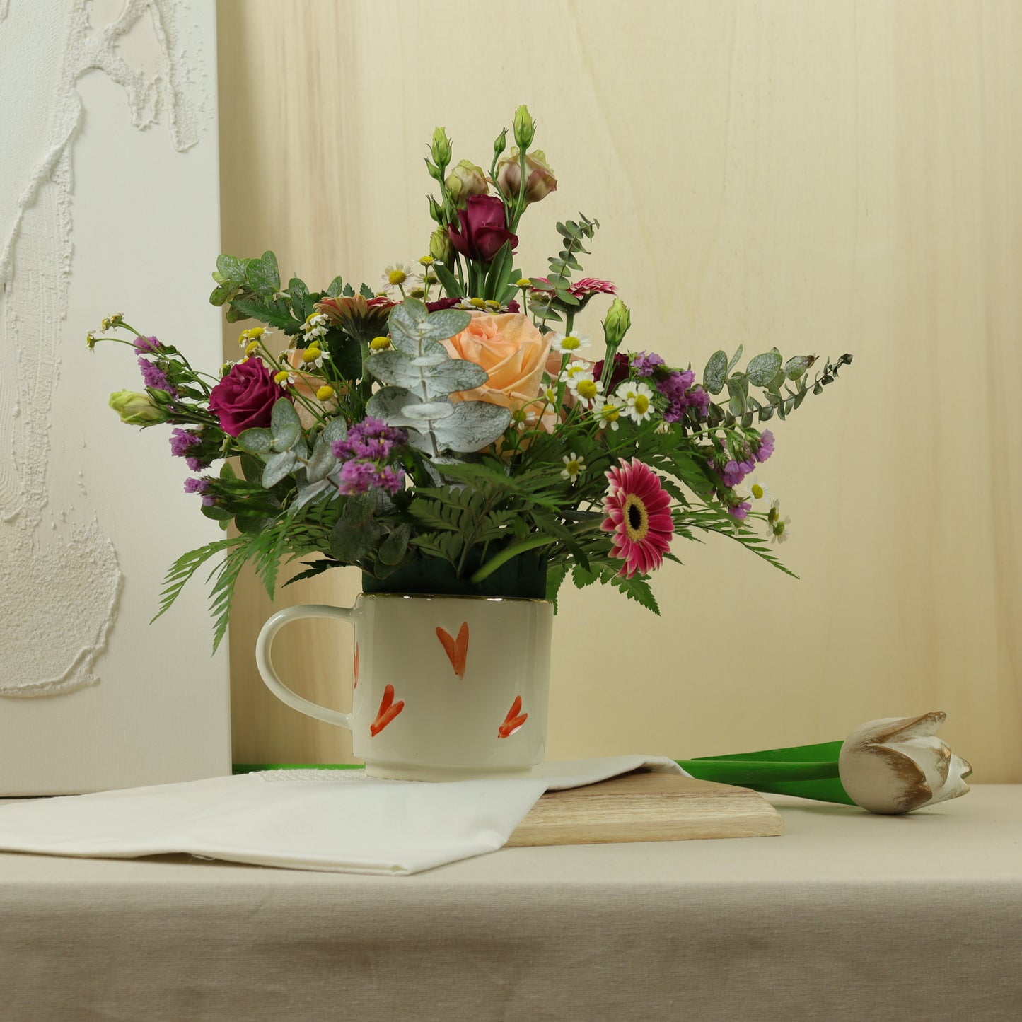 caneca corações 723