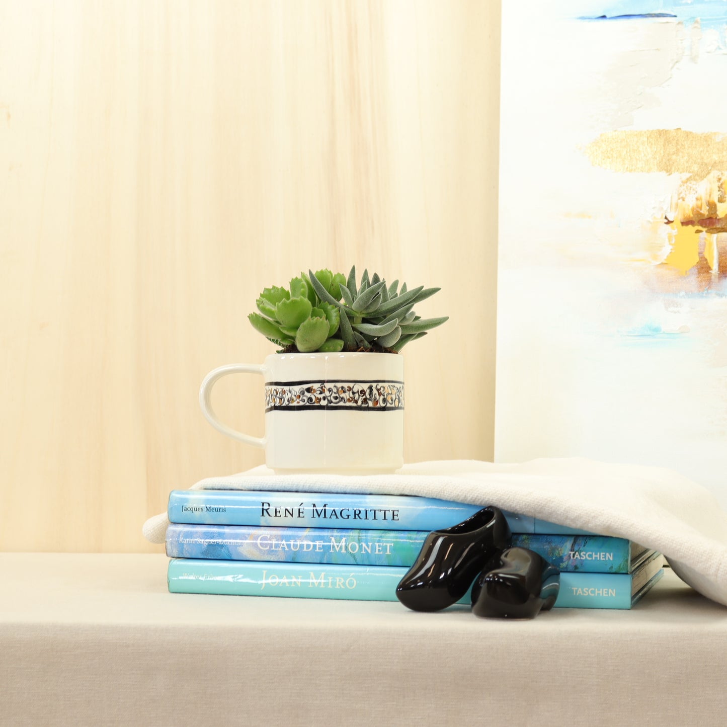 Gold Edition – Abstrakte Unikate (Schwarz)