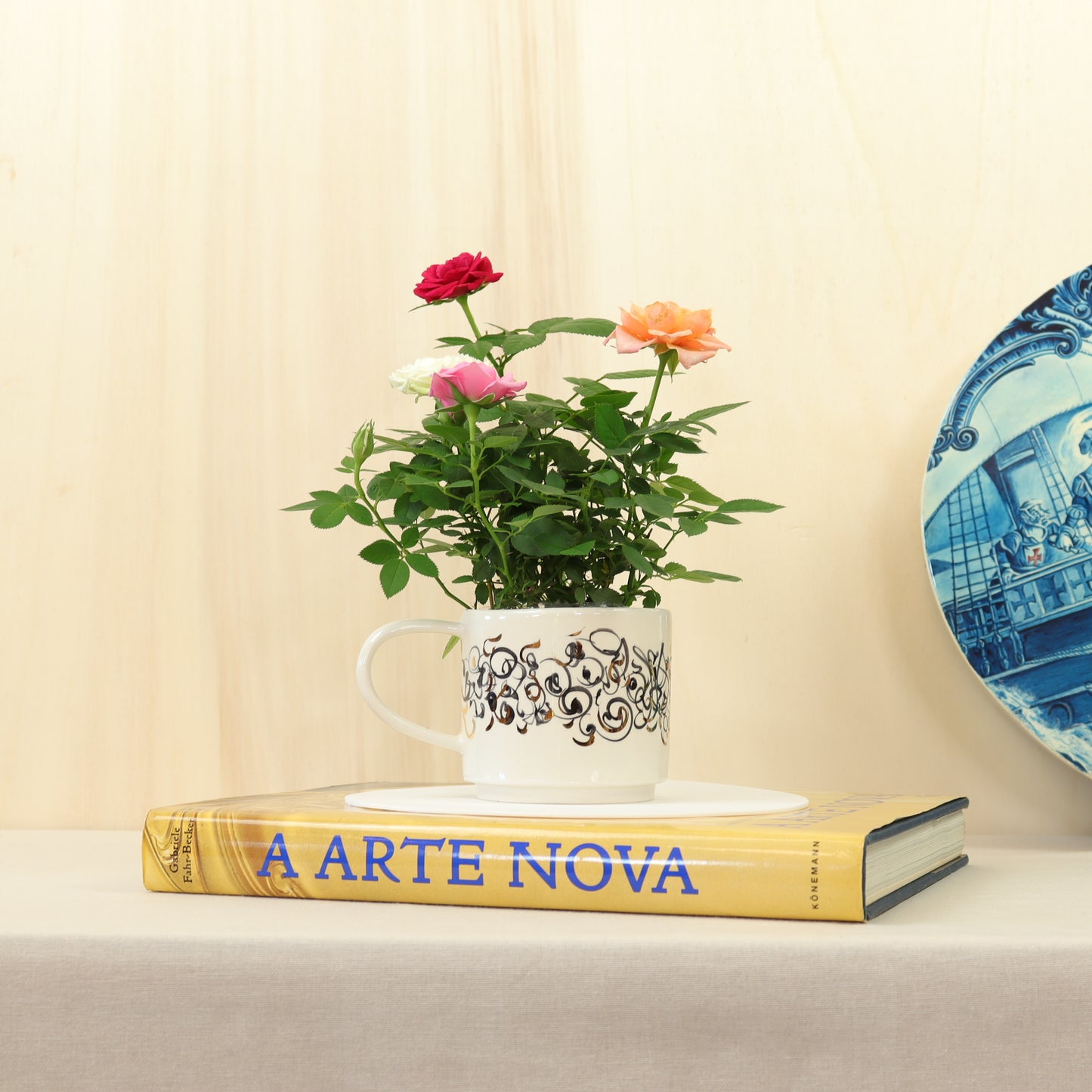 caneca abstrato preto 547