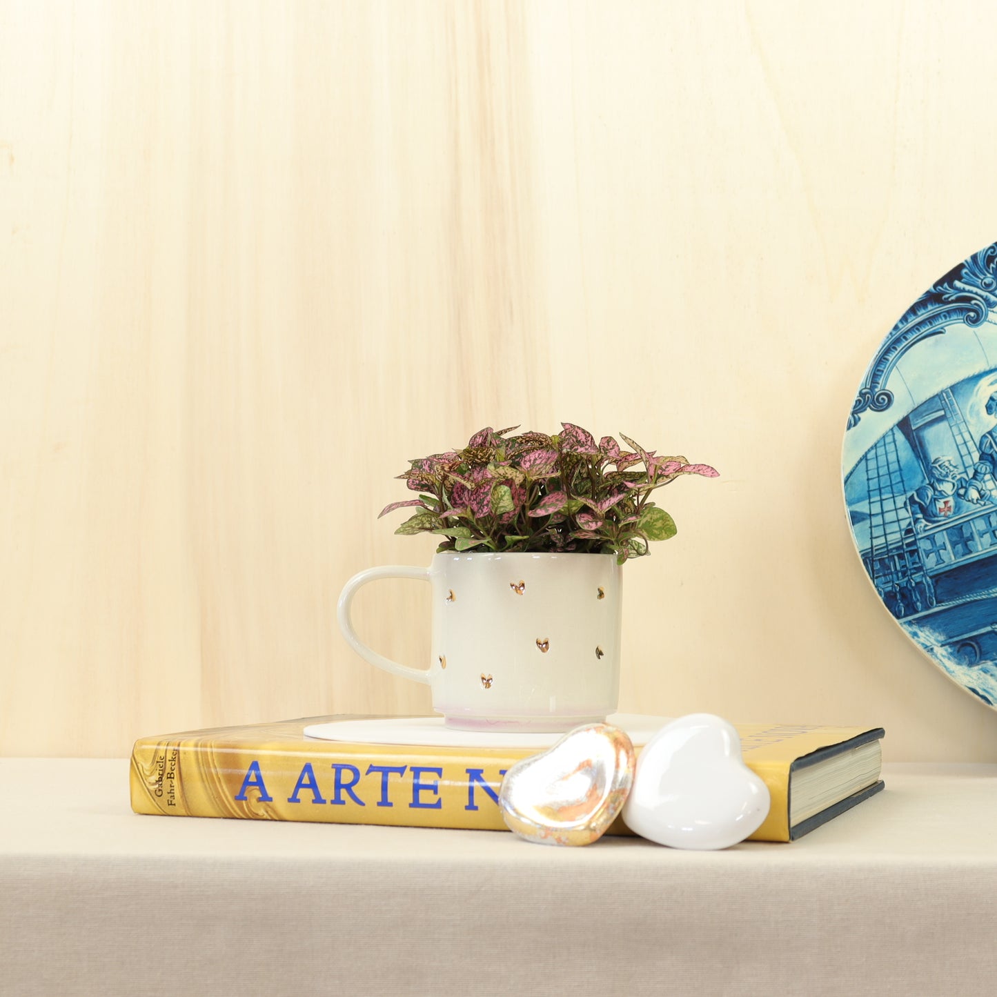 caneca corações 536