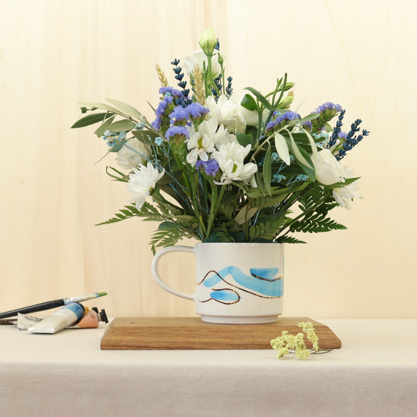 Gold Edition – Abstrakte Unikate (Blau)