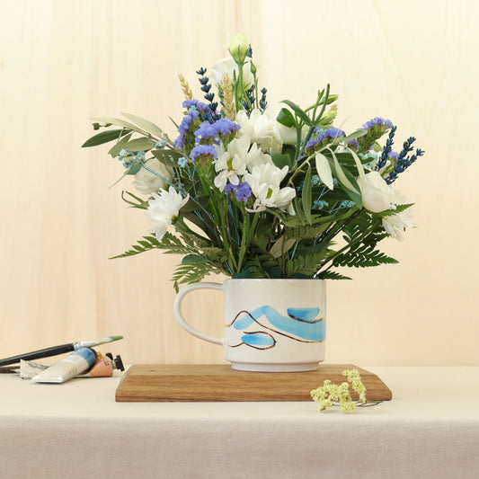 Gold Edition – Abstrakte Unikate (Blau)