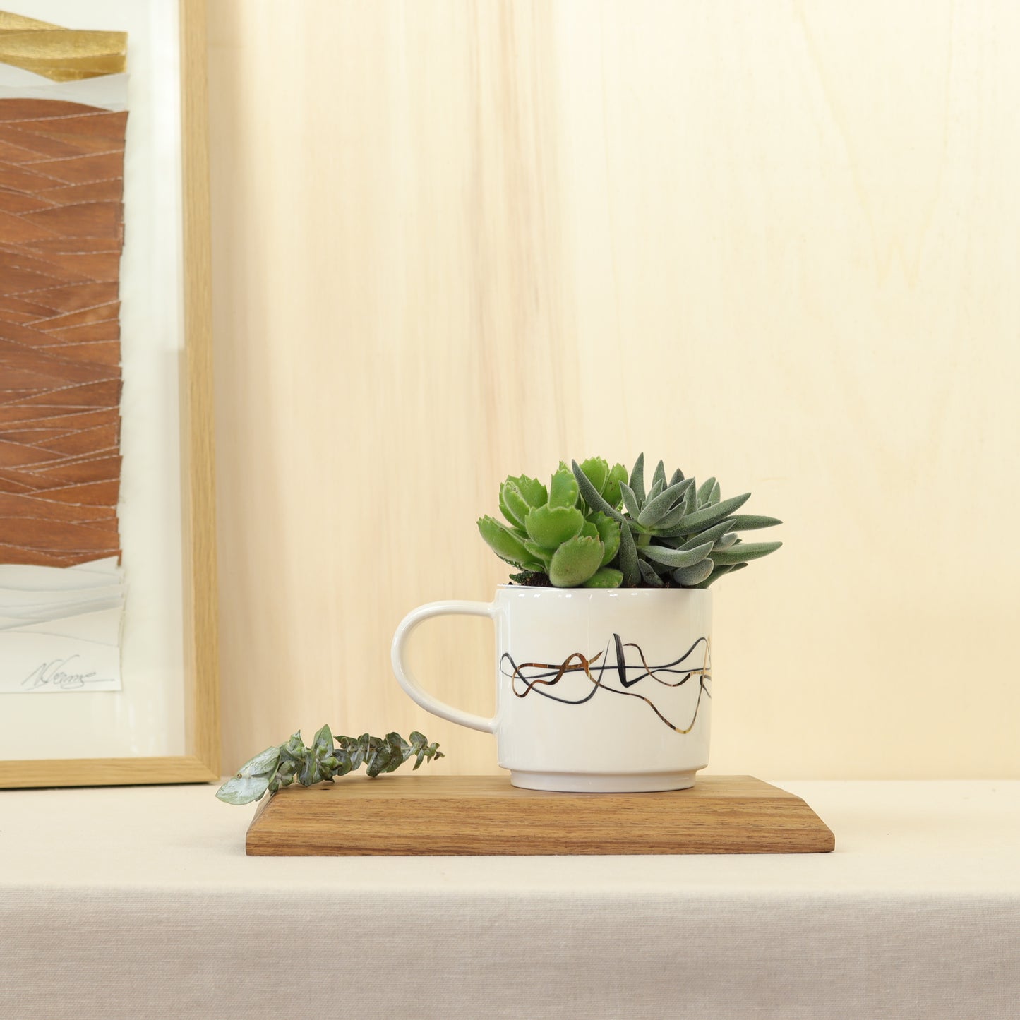 caneca abstrato preto 638