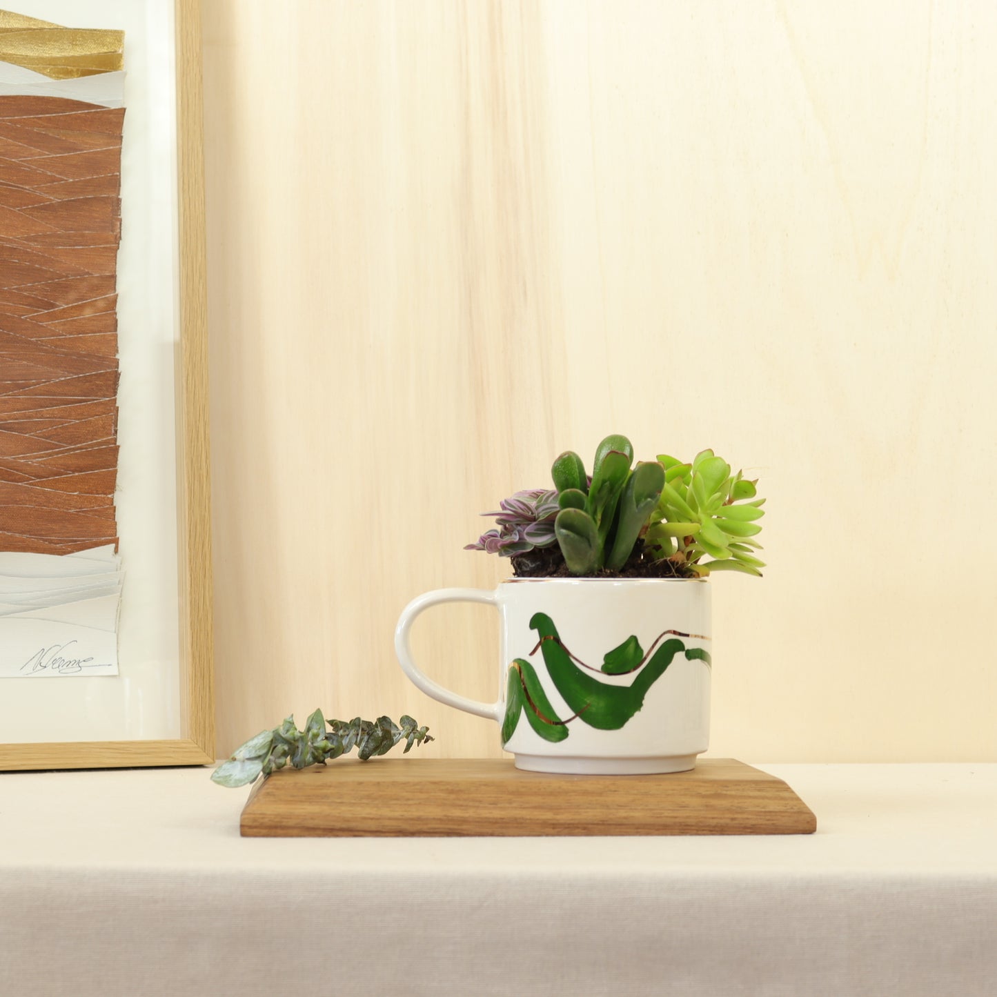 Gold Edition – Abstrakte Unikate (Grün)