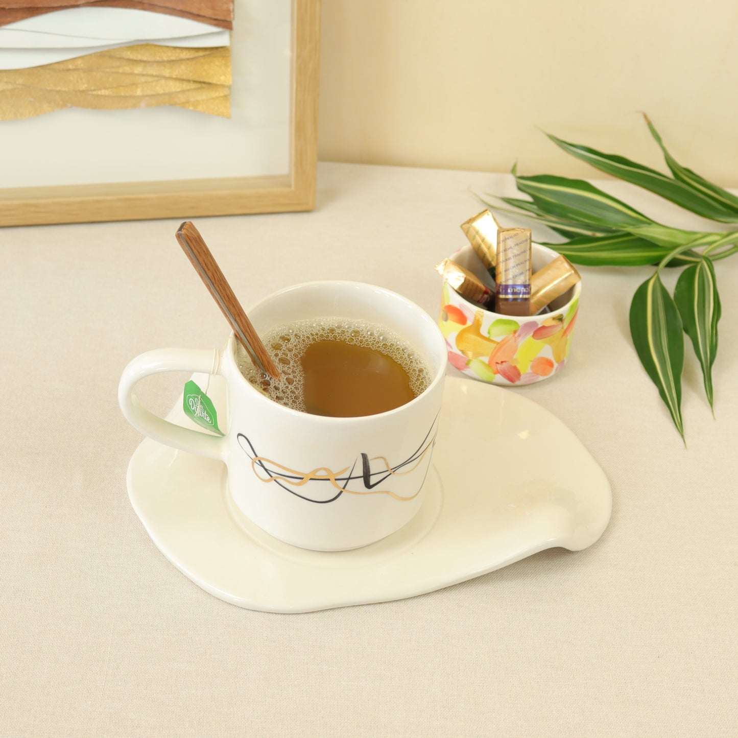 caneca abstrato preto 638