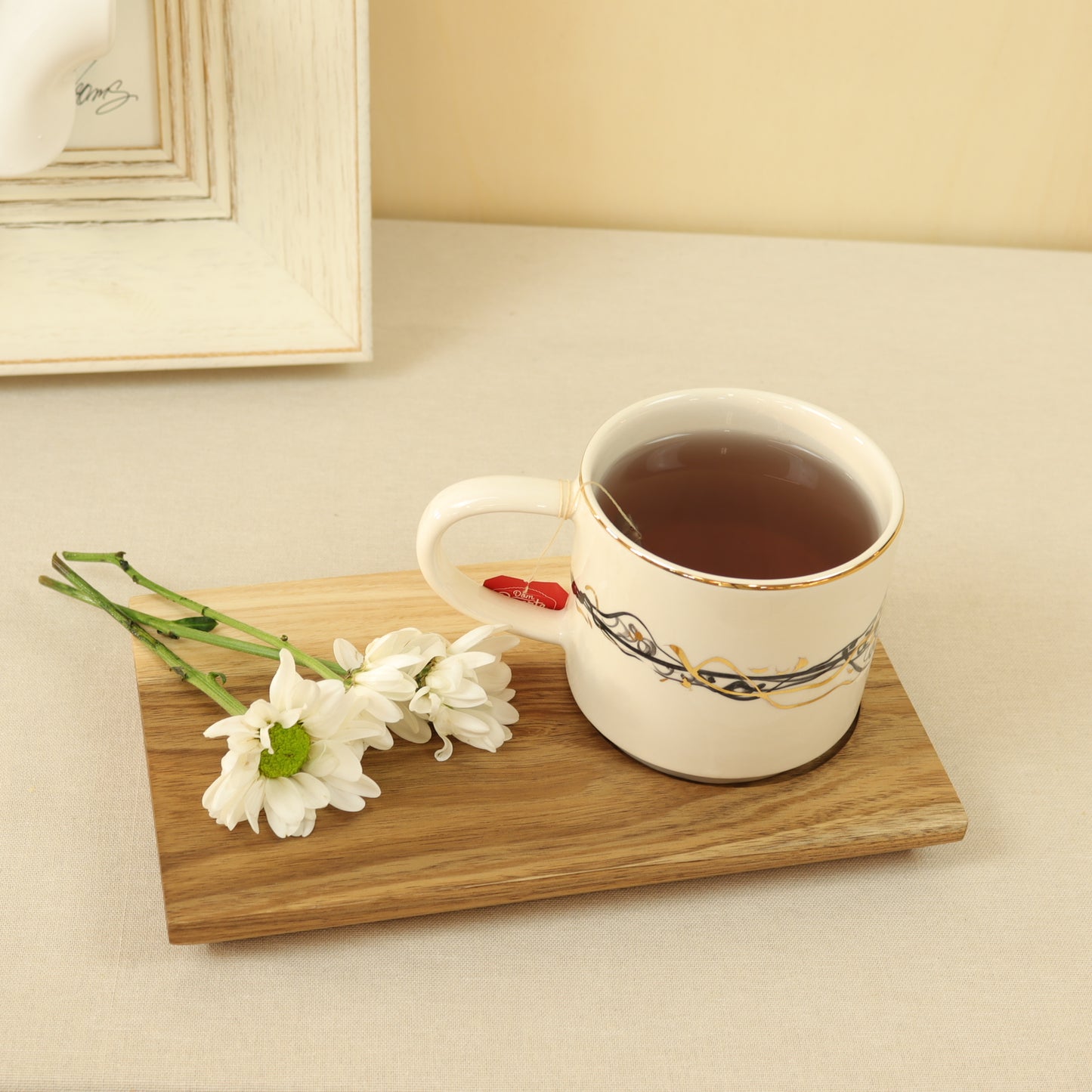 caneca abstrato preto 462