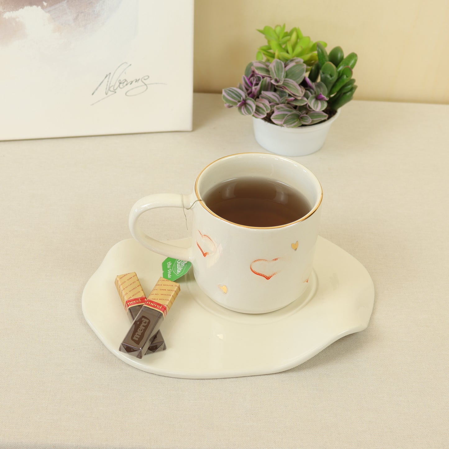 caneca corações 456