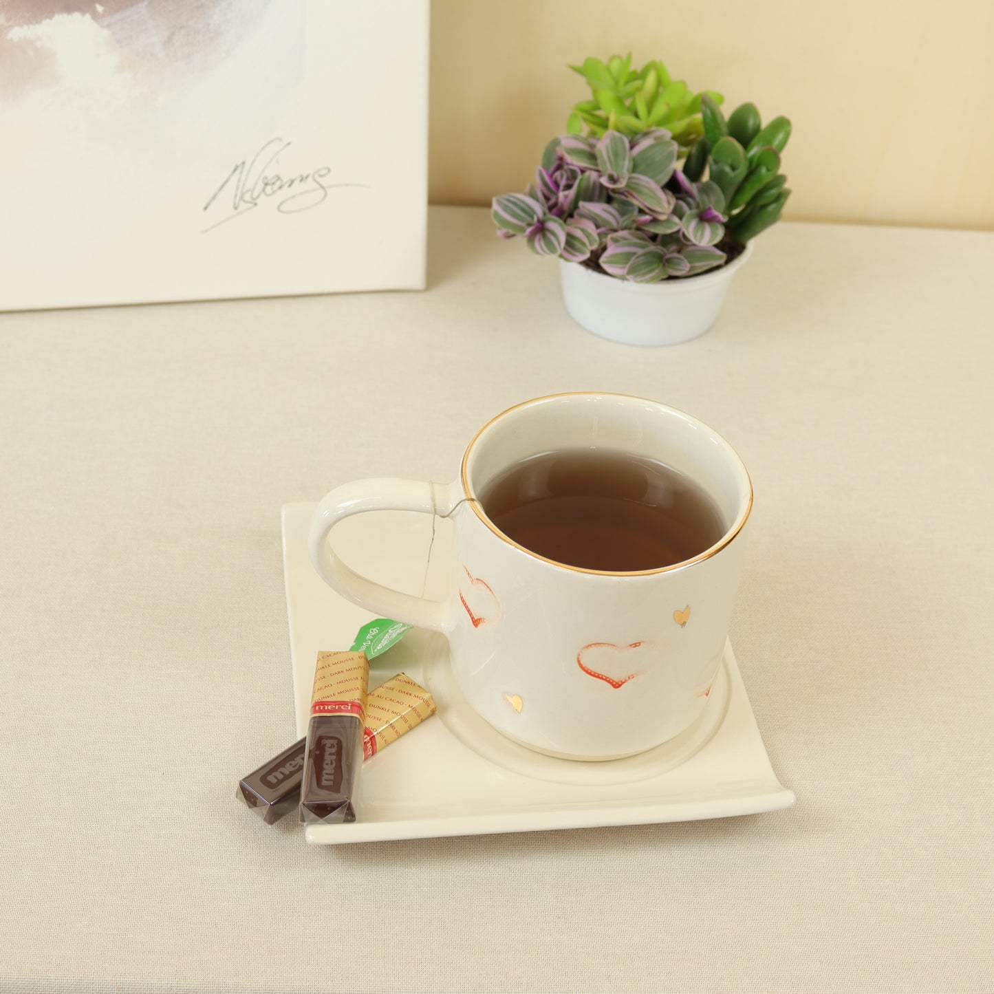 caneca corações 456