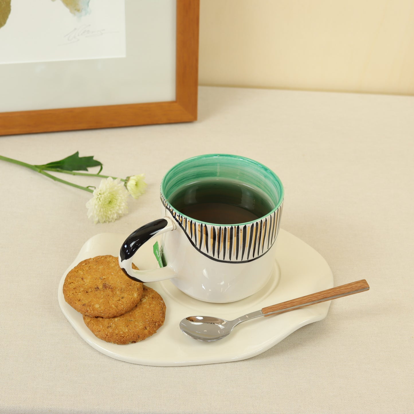 caneca abstrato preto 632