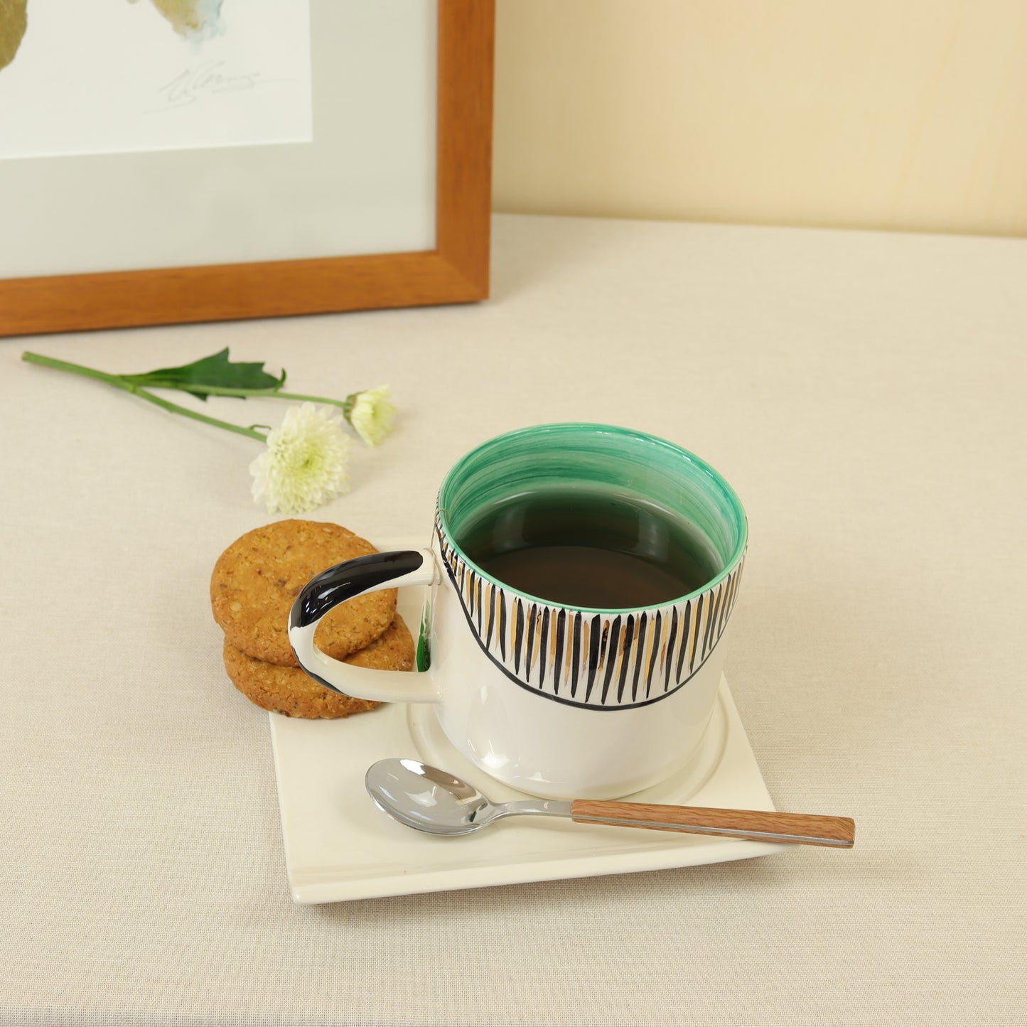 caneca abstrato preto 632