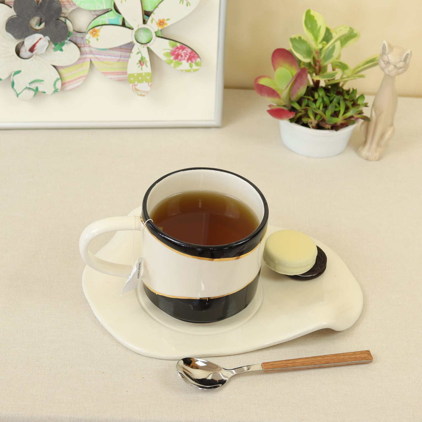 caneca abstrato preto 545