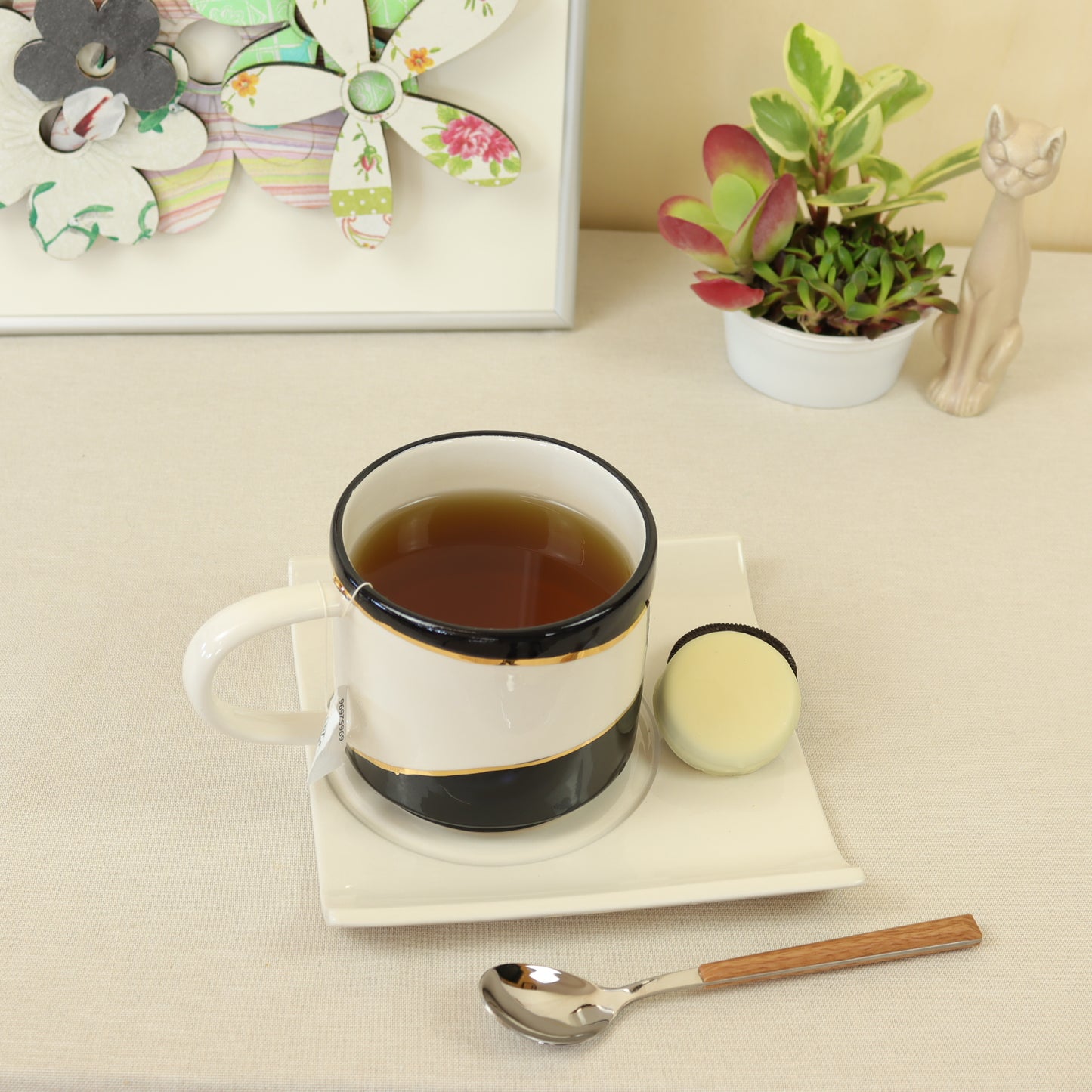 caneca abstrato preto 545