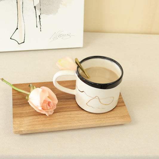 caneca abstrato preto 645