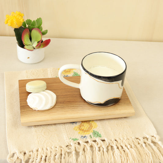 caneca abstrato preto 636