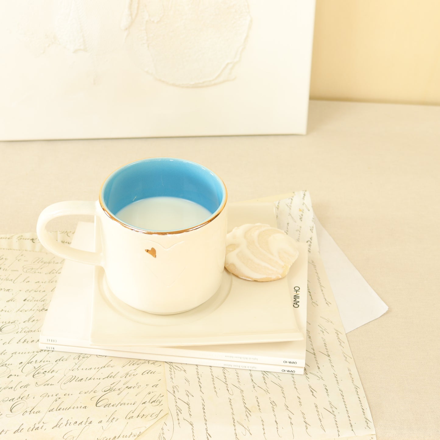 caneca corações 557