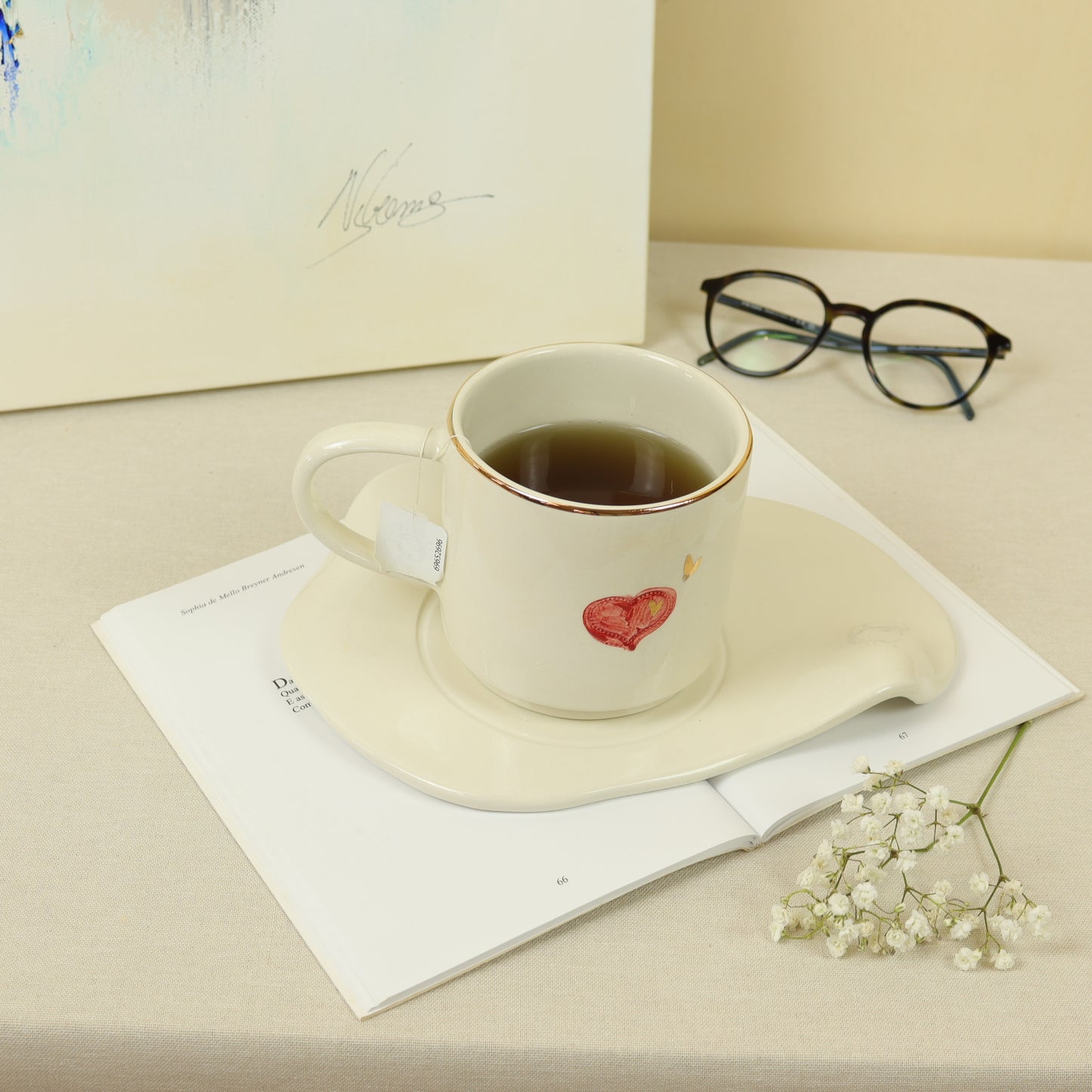 caneca corações 473