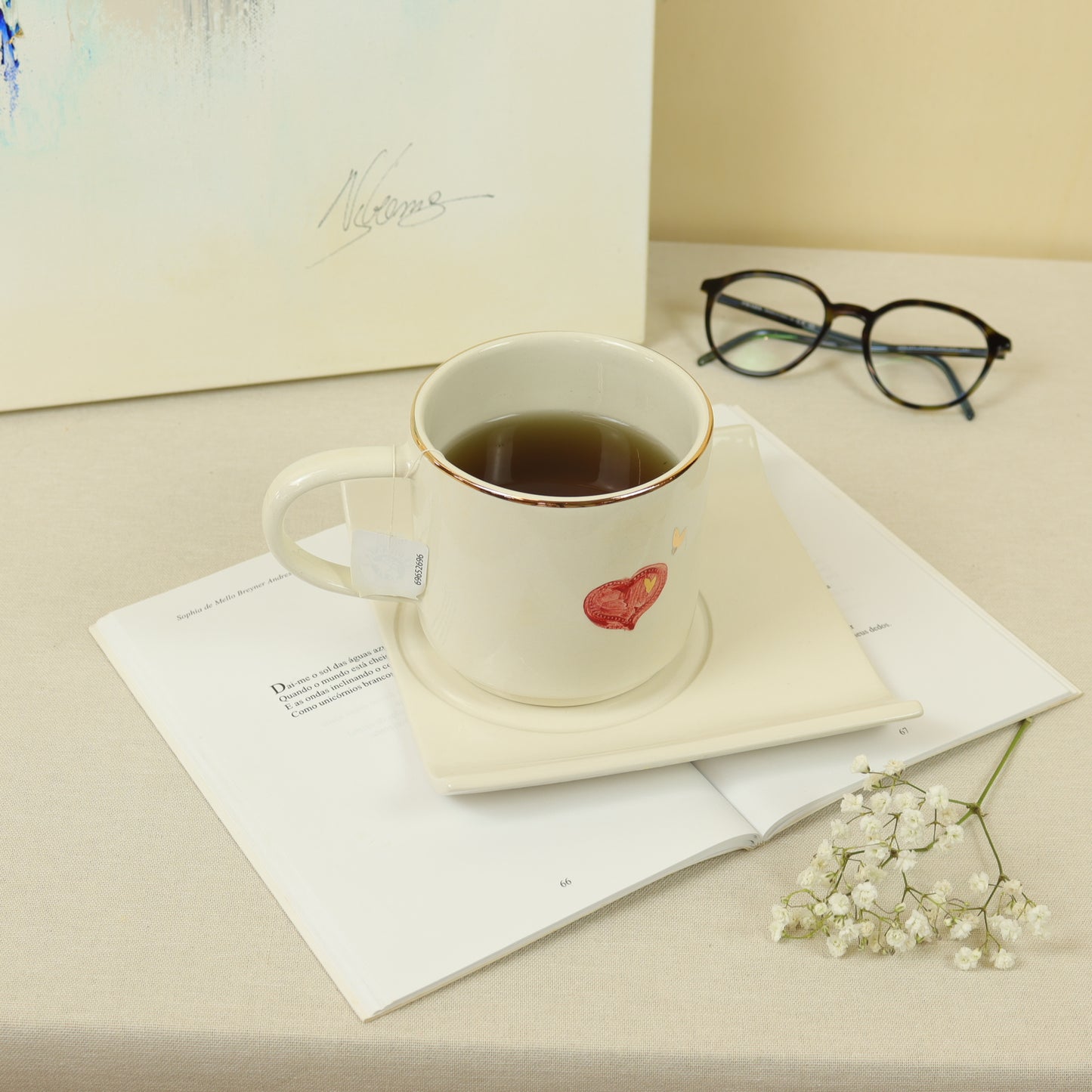 caneca corações 473