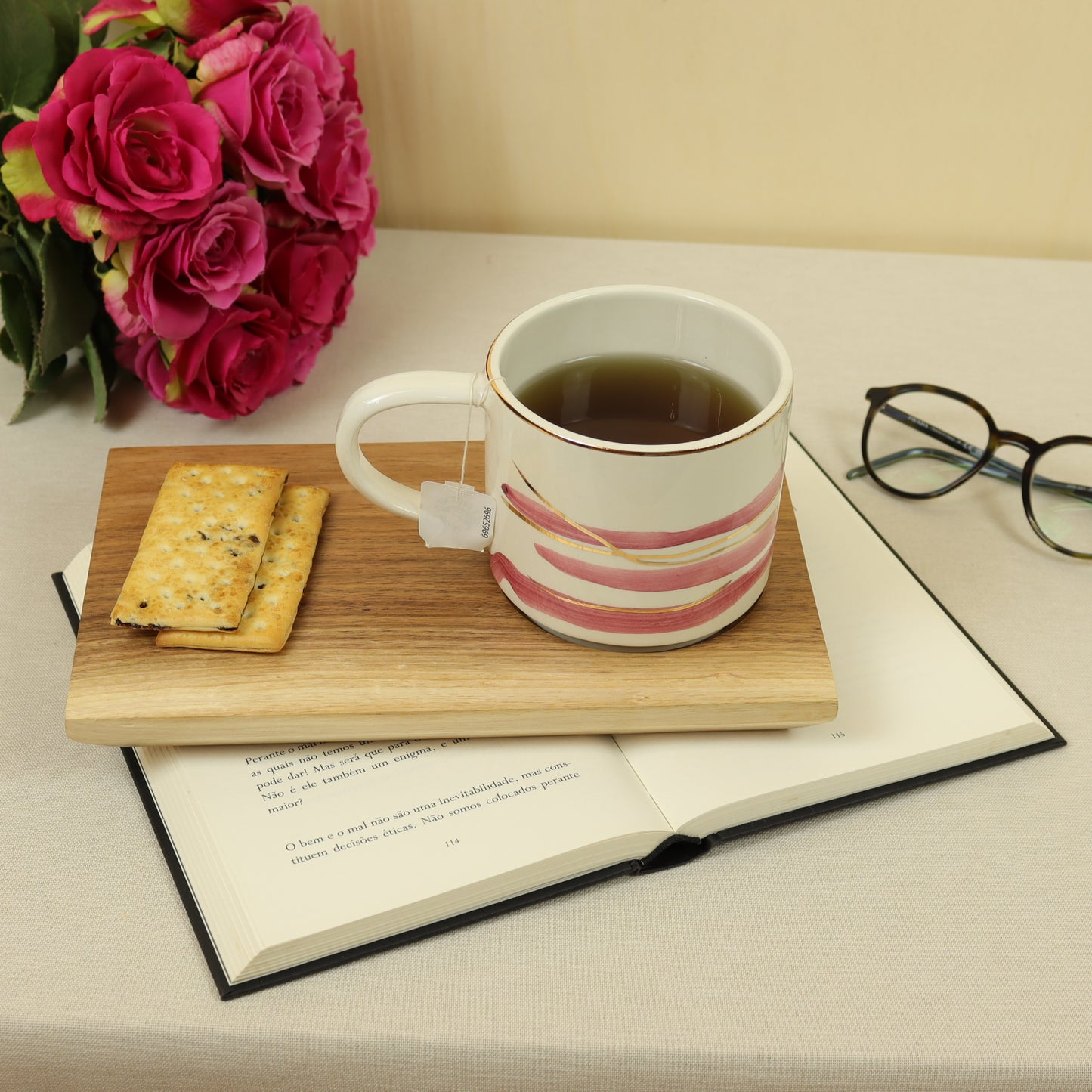 Gold Edition – Abstrakte Unikate (Rosa)