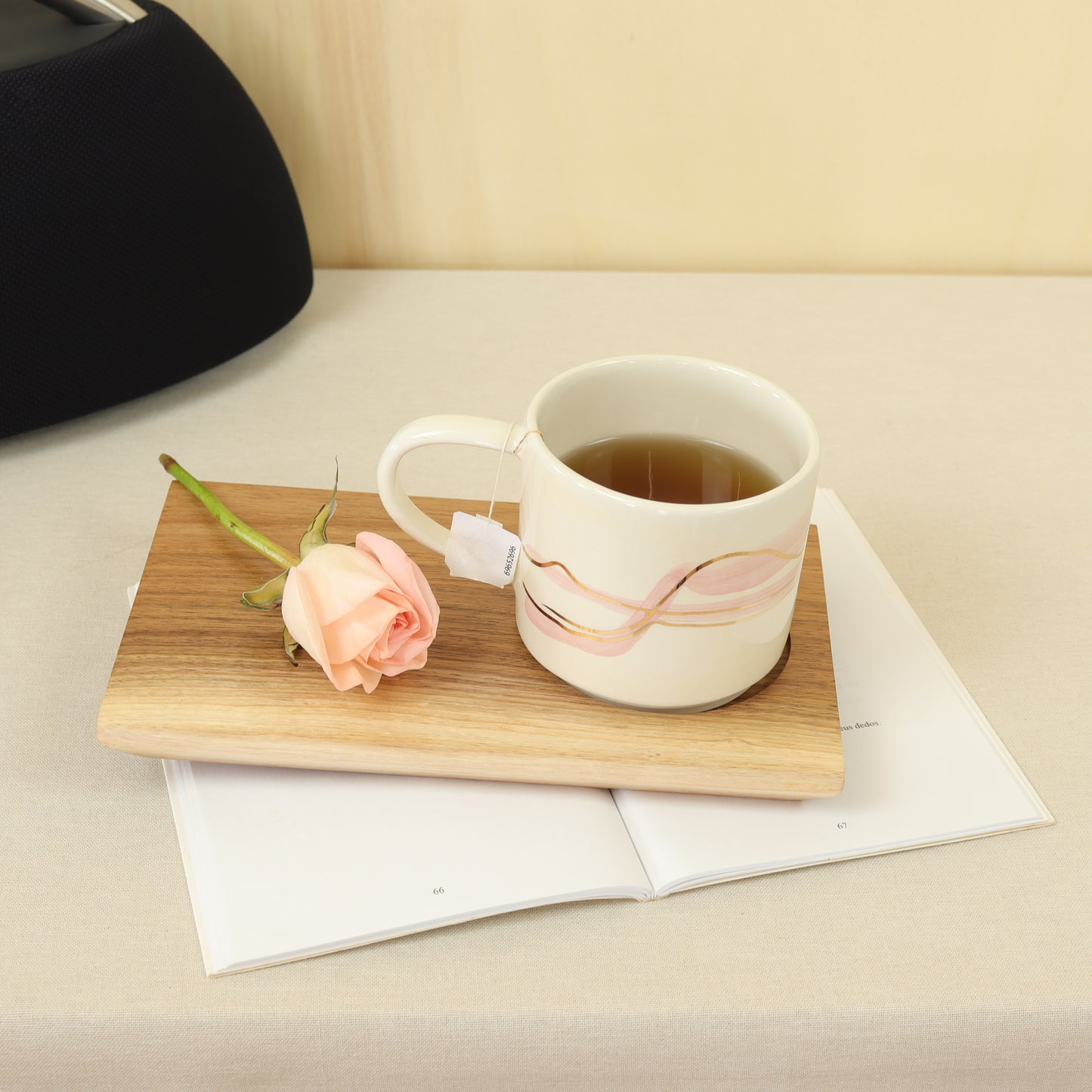 Gold Edition – Abstrakte Unikate (Rosa)