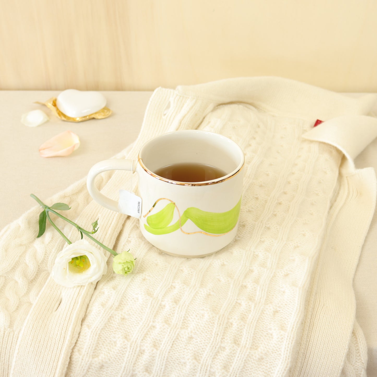 Gold Edition – Abstrakte Unikate (Grün)