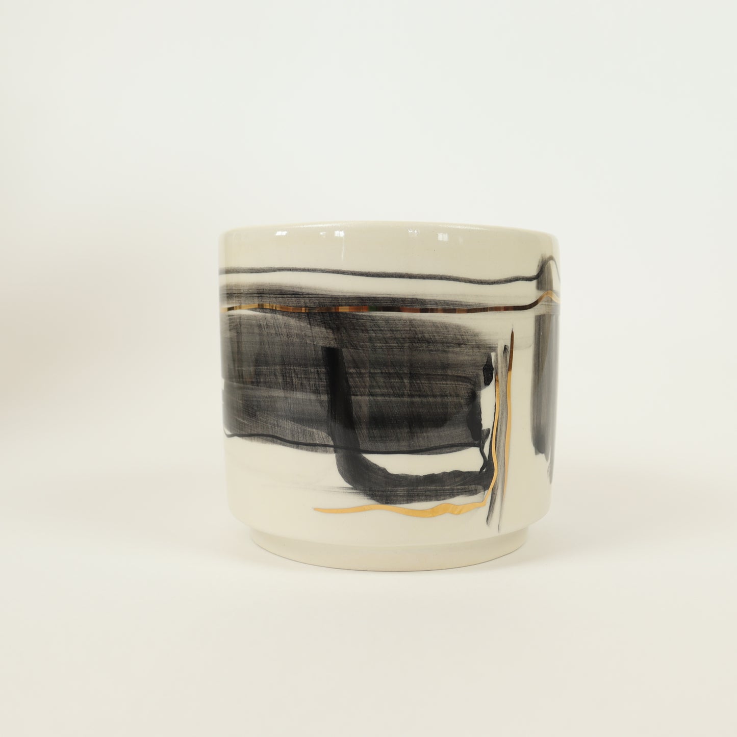 caneca abstrato preto 529