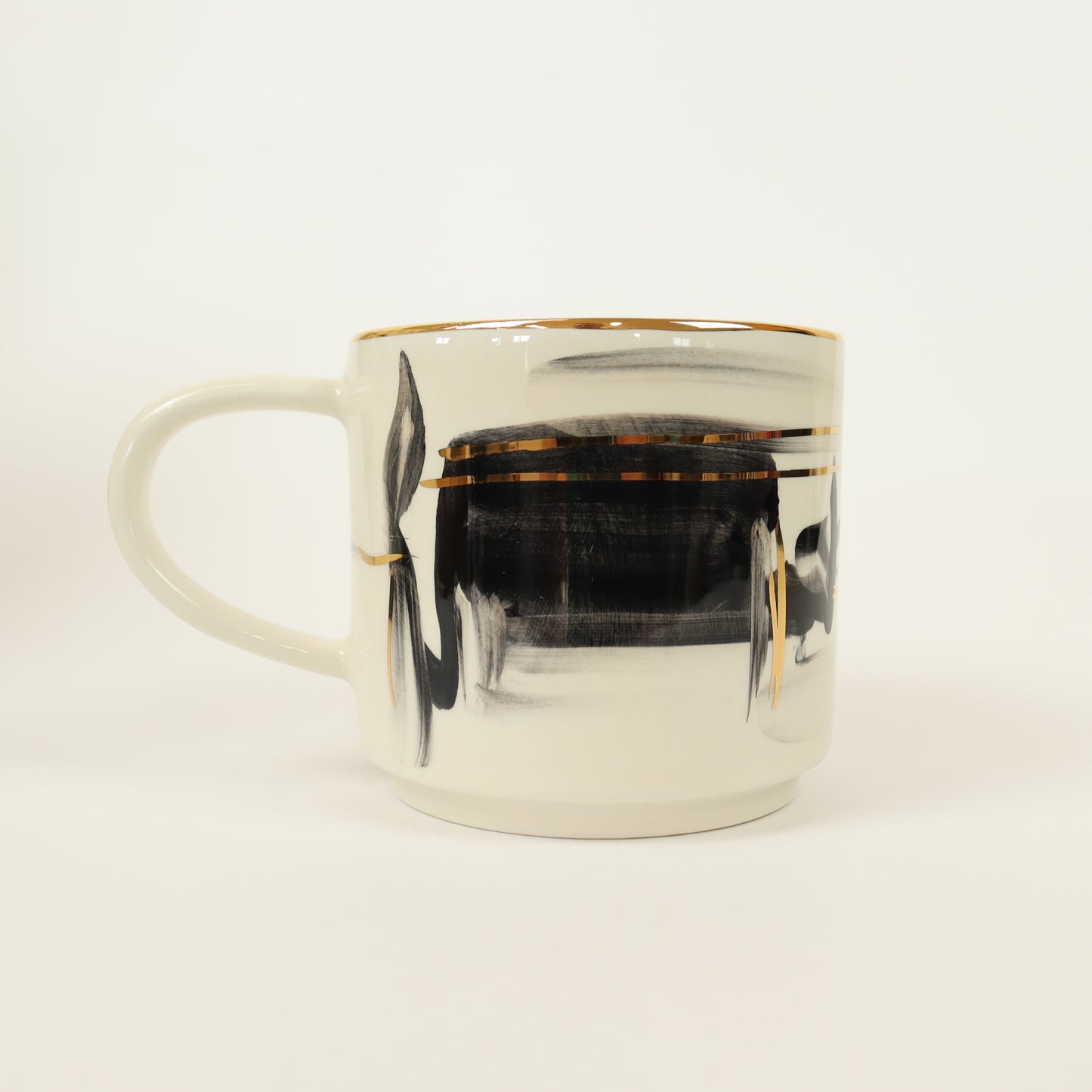 caneca abstrato preto 646