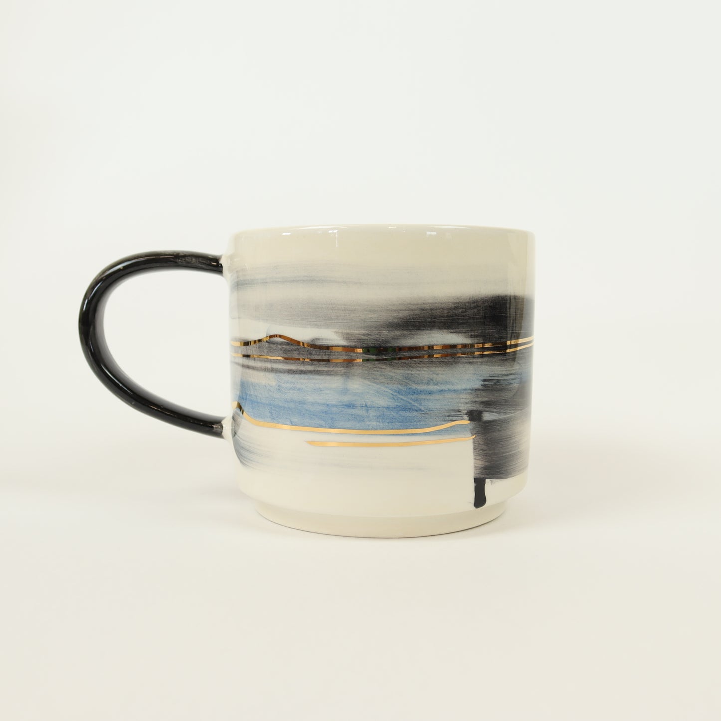 caneca abstrato preto 361
