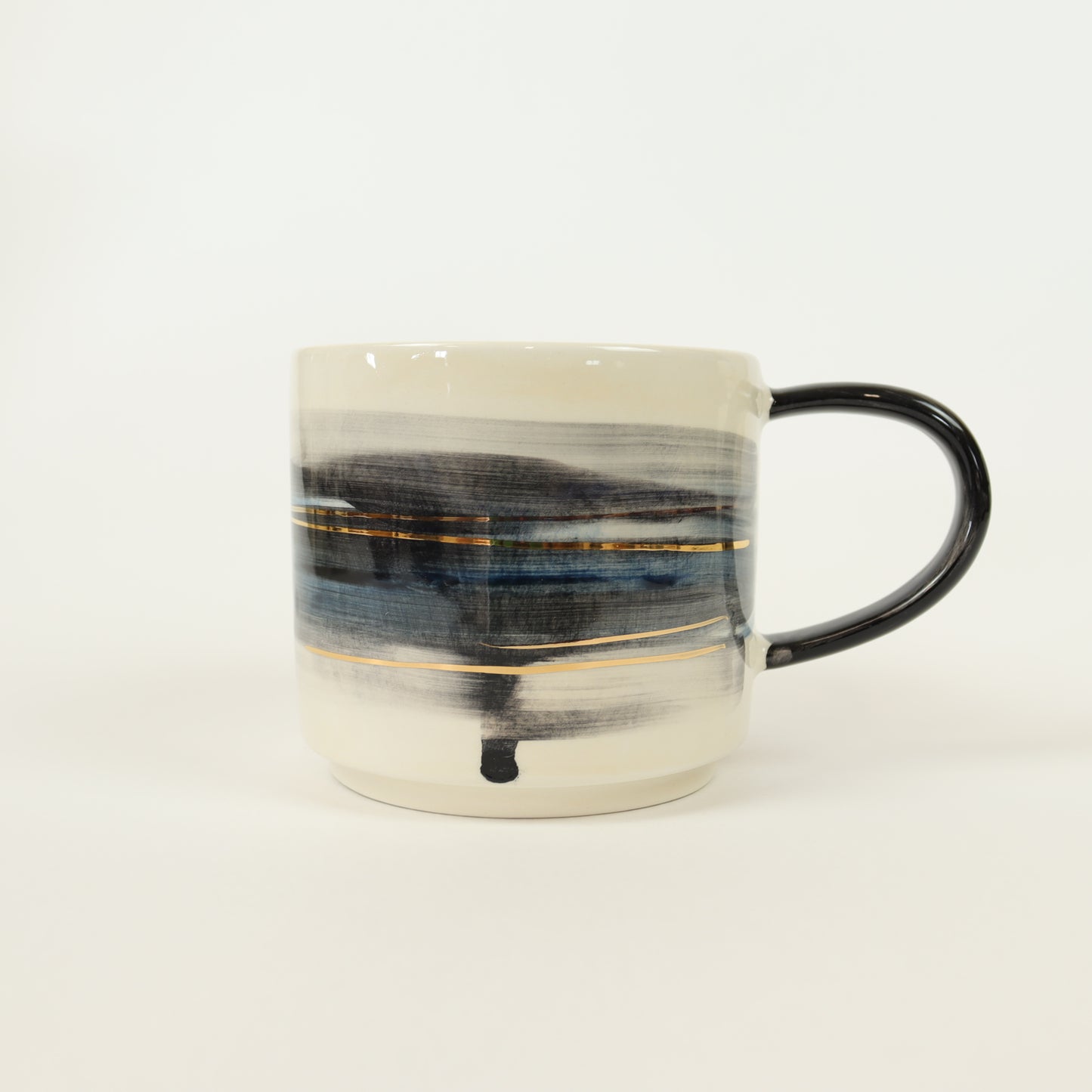 caneca abstrato preto 361