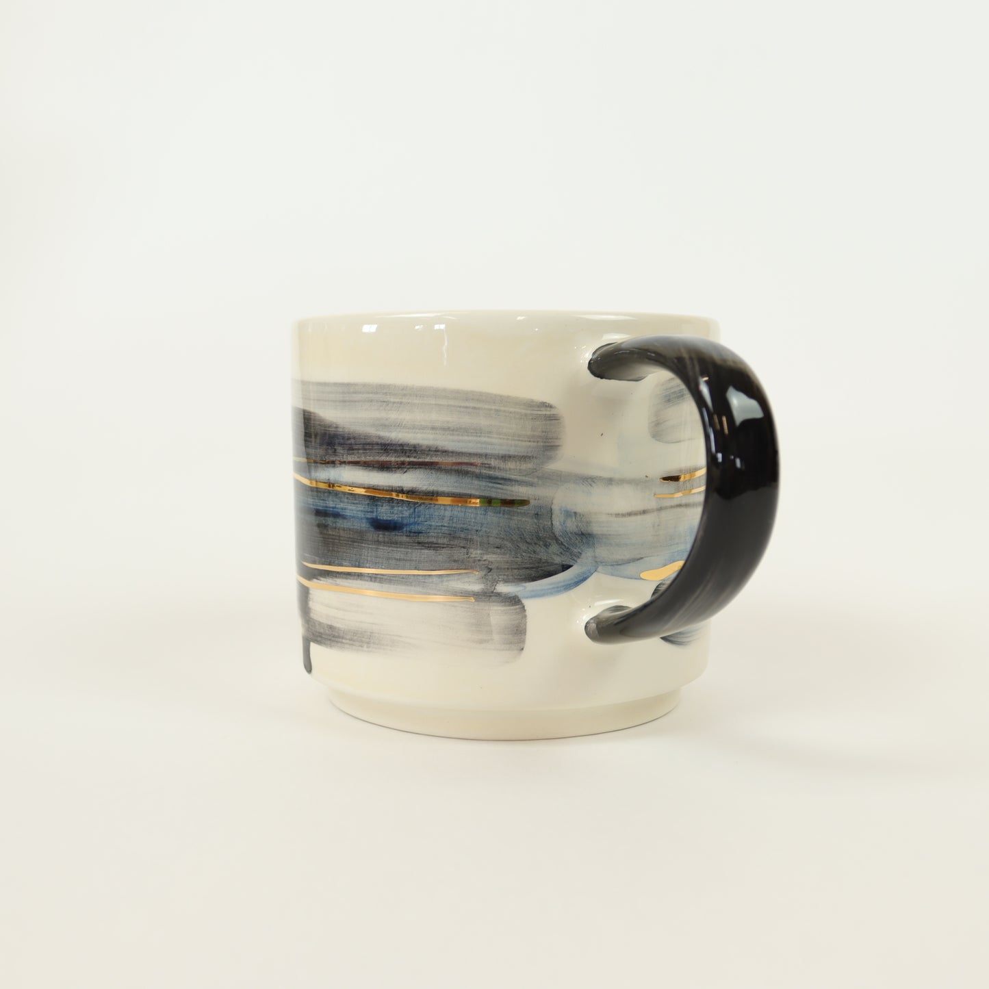 caneca abstrato preto 361