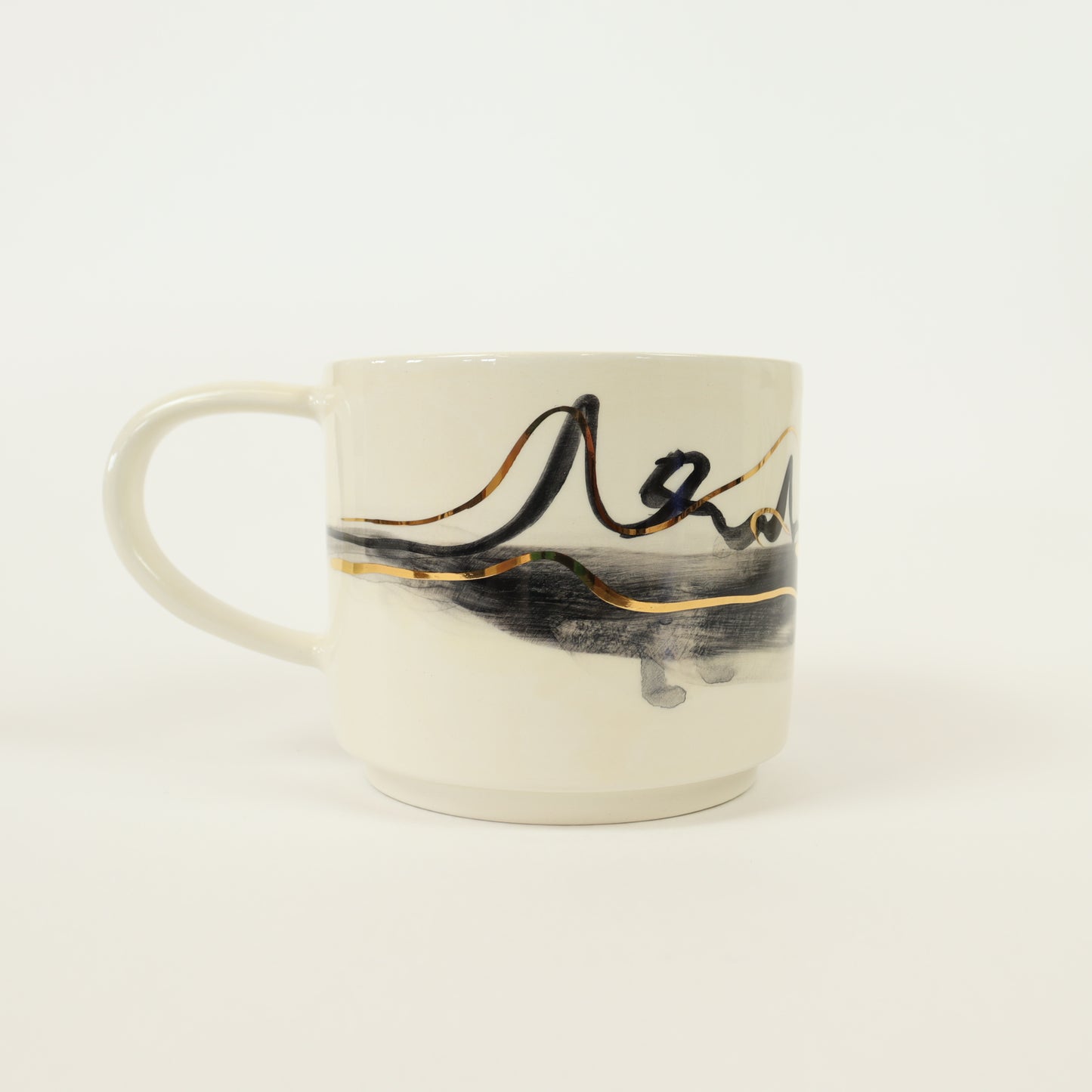caneca abstrato preto 294
