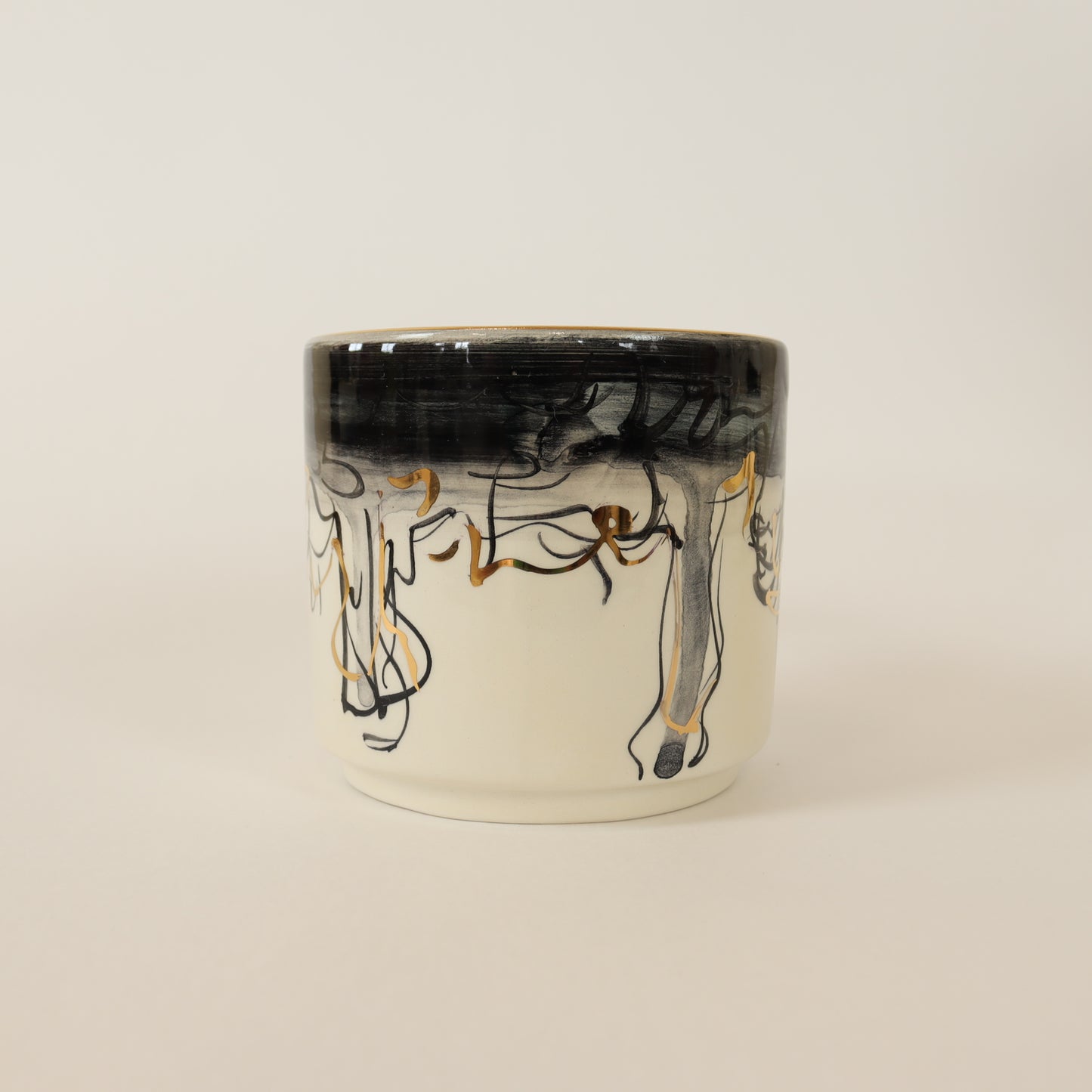 caneca abstrato preto 560