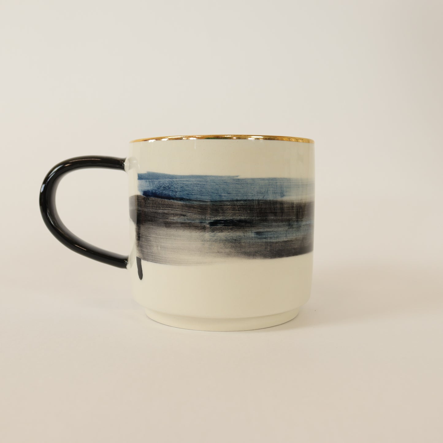 caneca abstrato preto 397