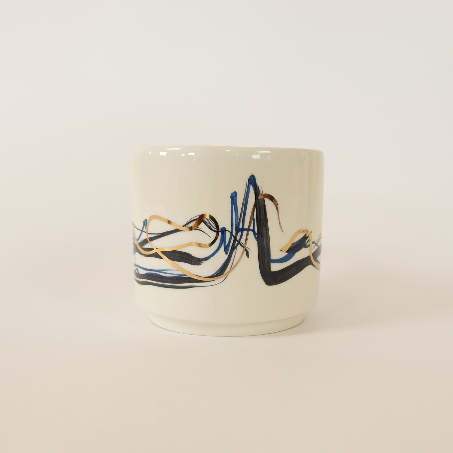 caneca abstrato preto 542