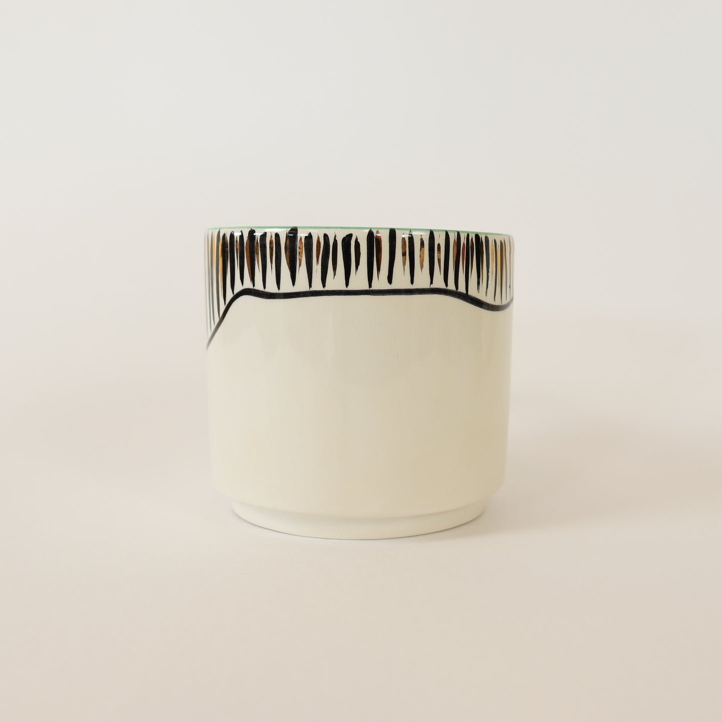 caneca abstrato preto 632