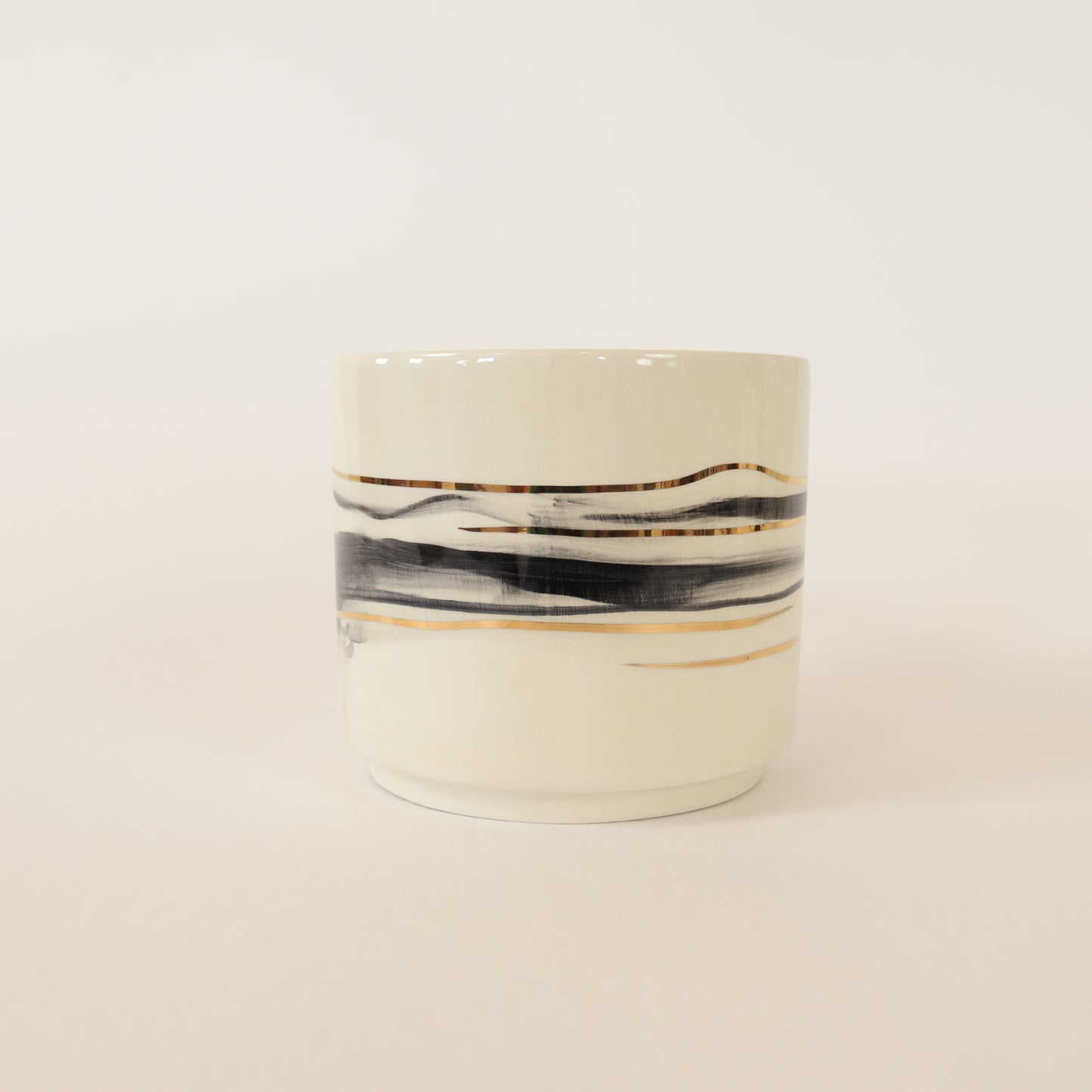 caneca abstrato preto 364