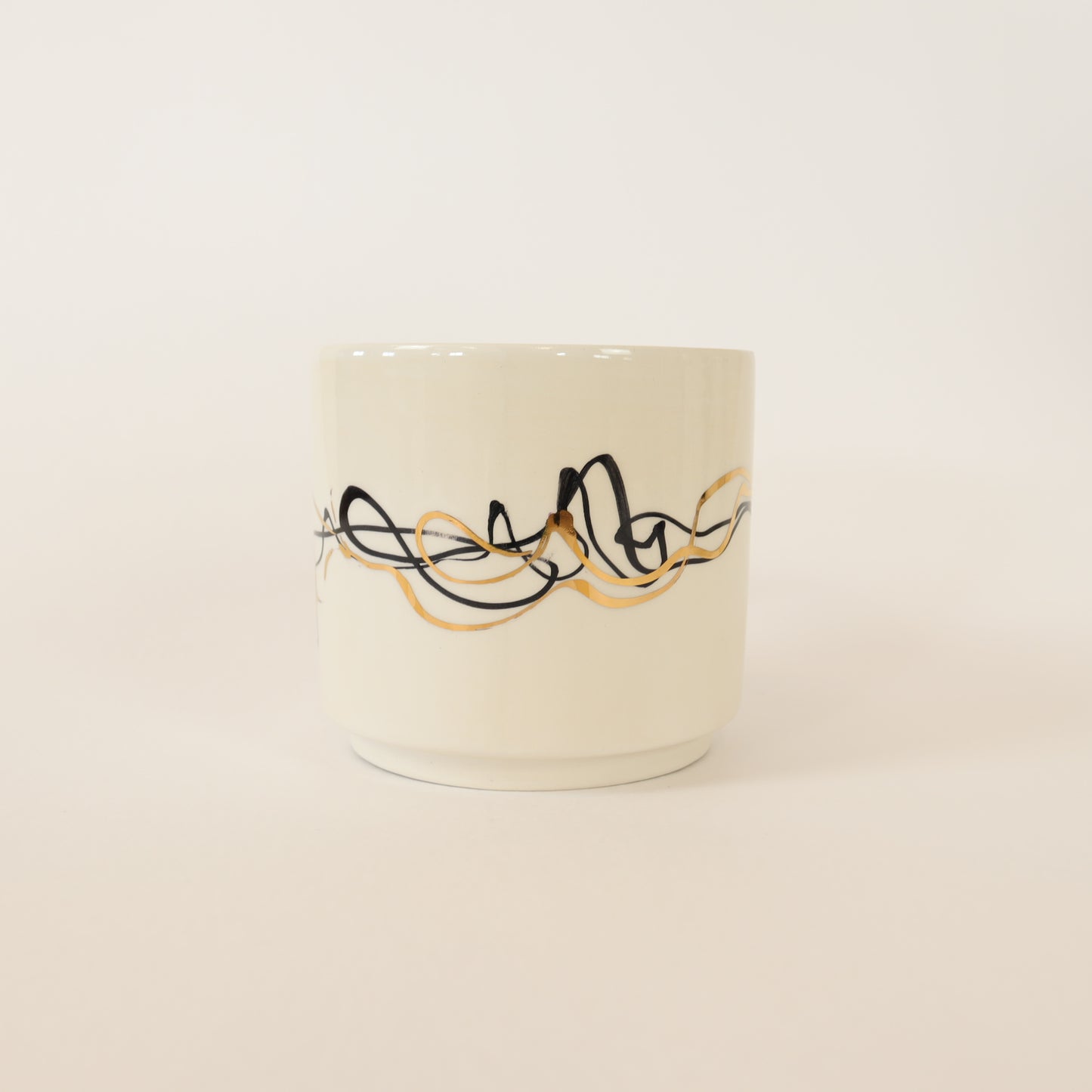 Gold Edition – Abstrakte Unikate (Schwarz)