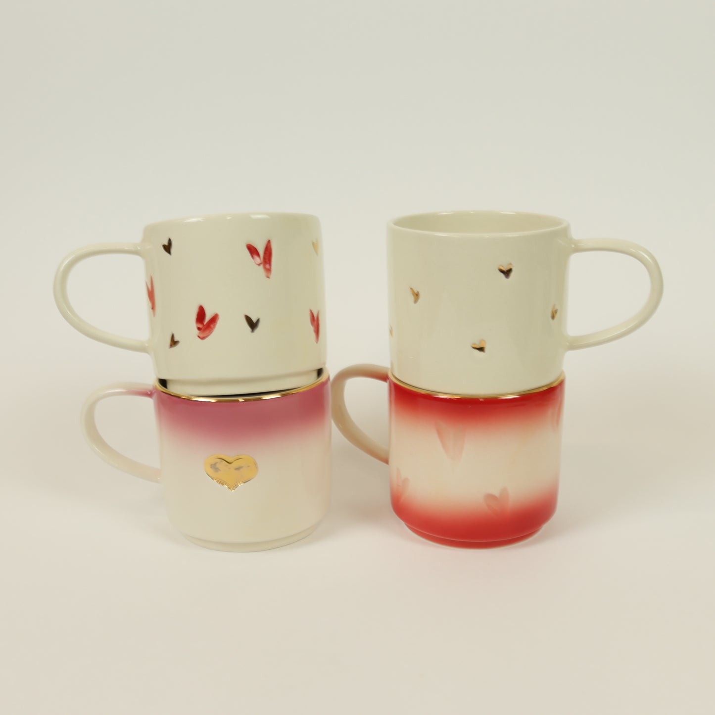 caneca corações 375