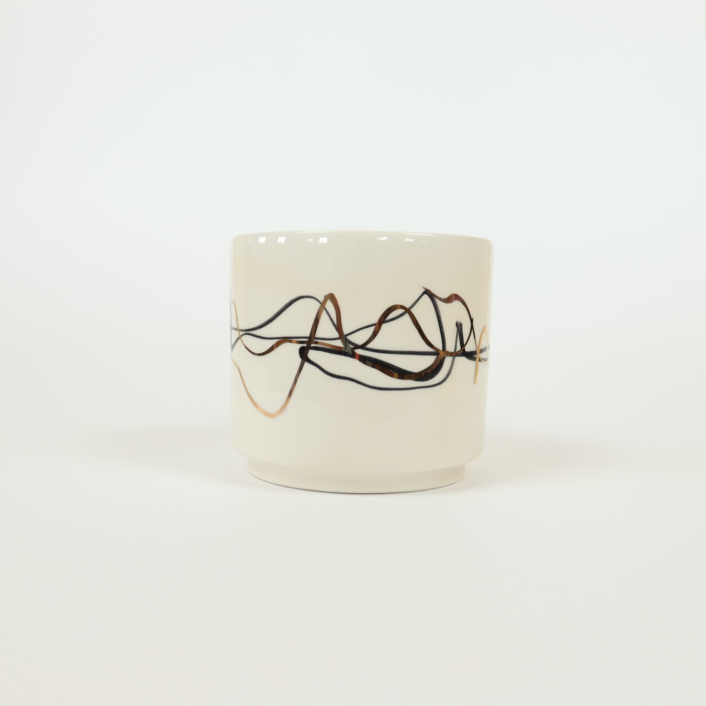 caneca abstrato preto 638