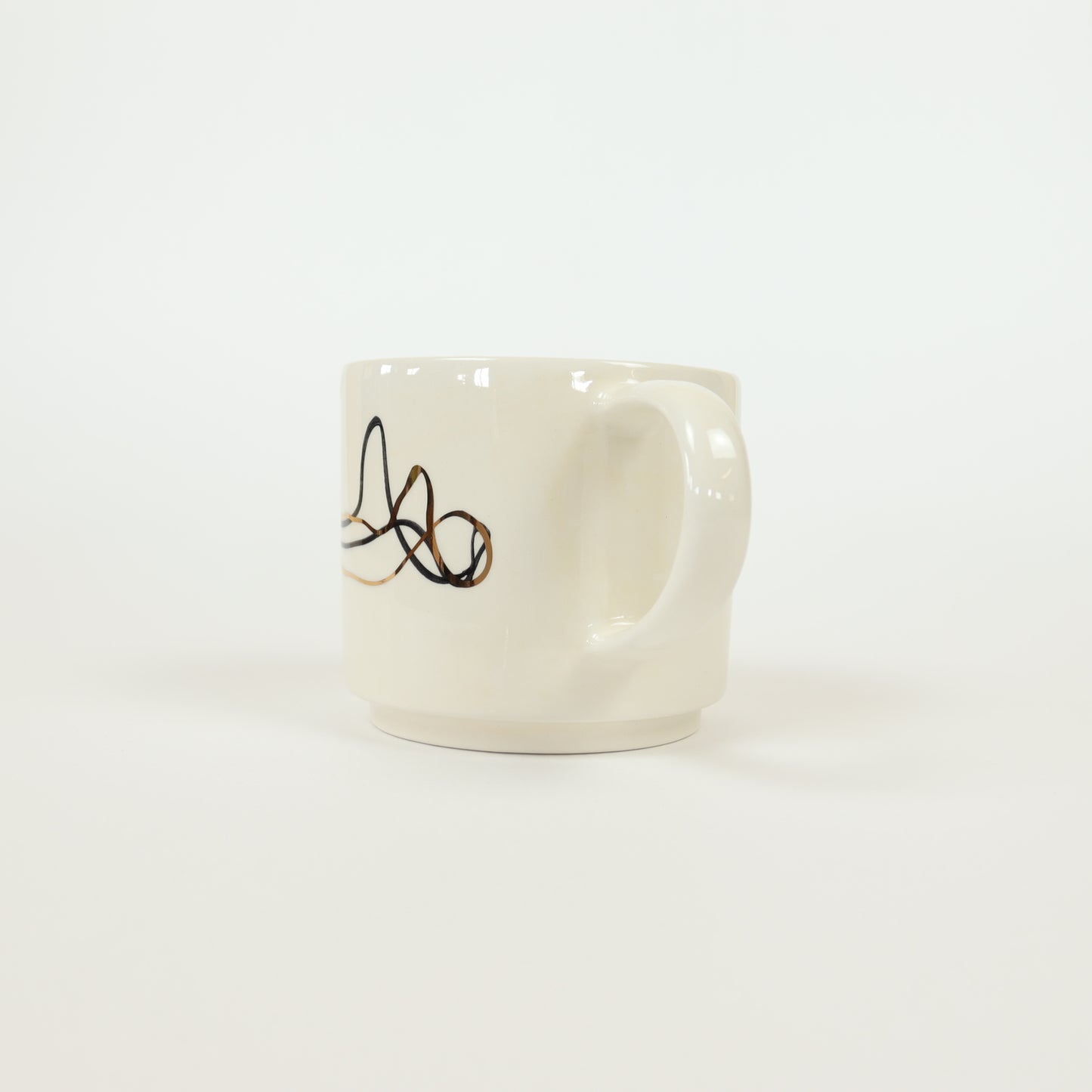 caneca abstrato preto 638