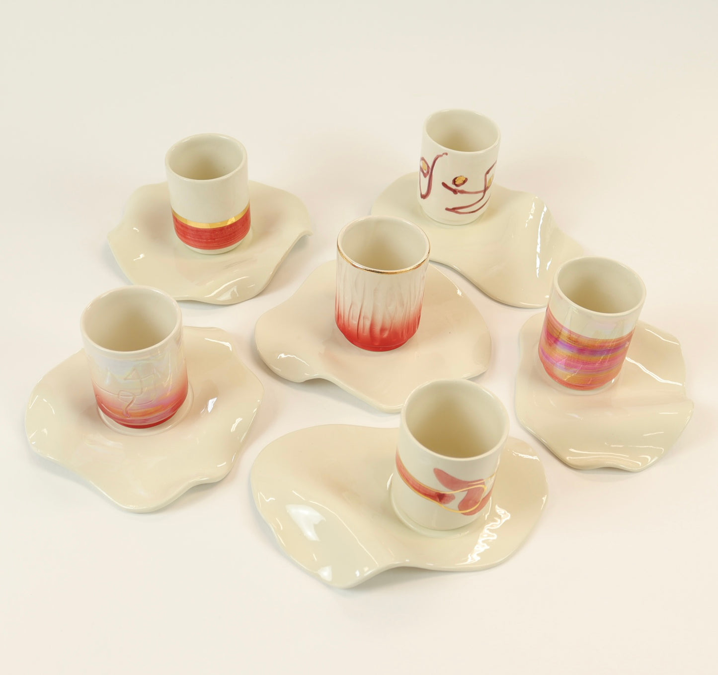 Conjunto 6 Chávenas de Café C043