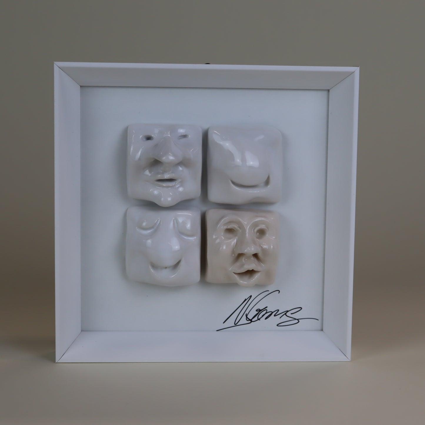 Quadros de Cerâmica Artesanal "4 Faces"