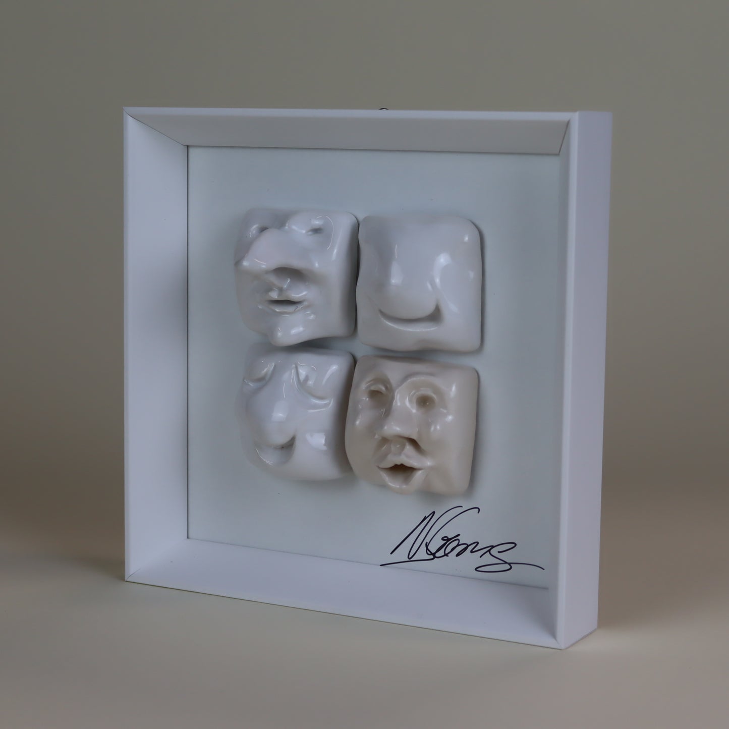 Quadros de Cerâmica Artesanal "4 Faces"