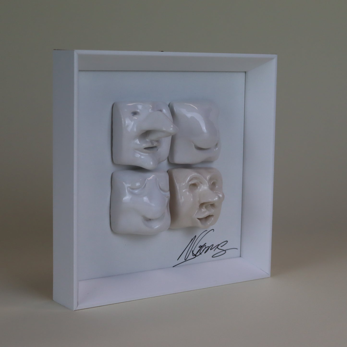 Quadros de Cerâmica Artesanal "4 Faces"