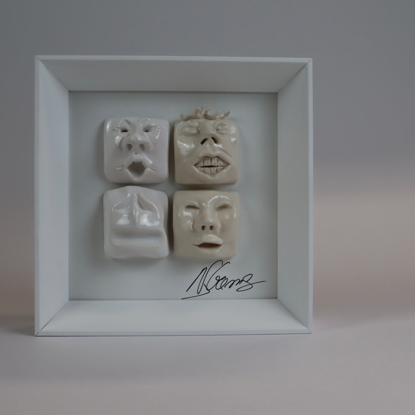 Quadros de Cerâmica Artesanal "4 Faces"