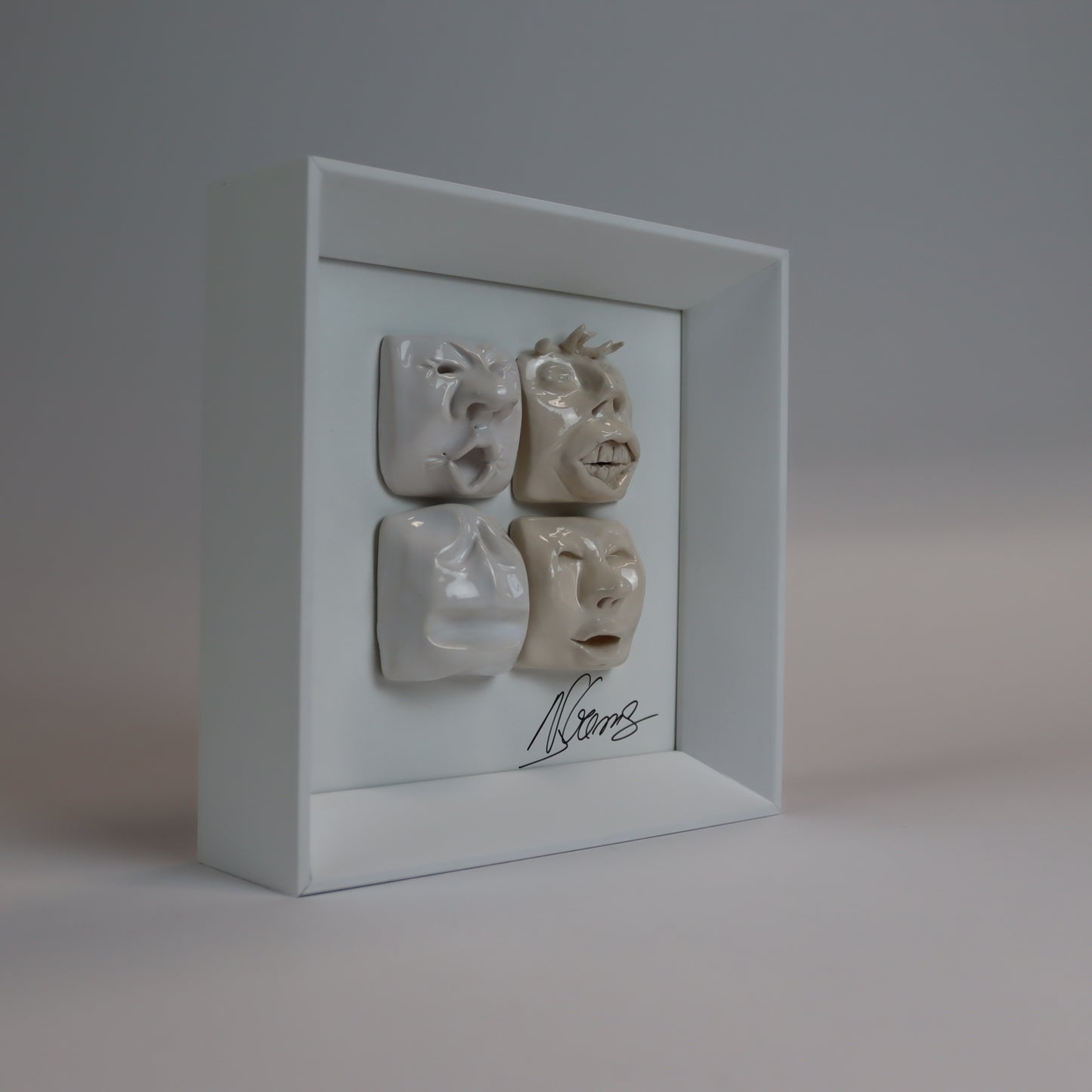 Quadros de Cerâmica Artesanal "4 Faces"