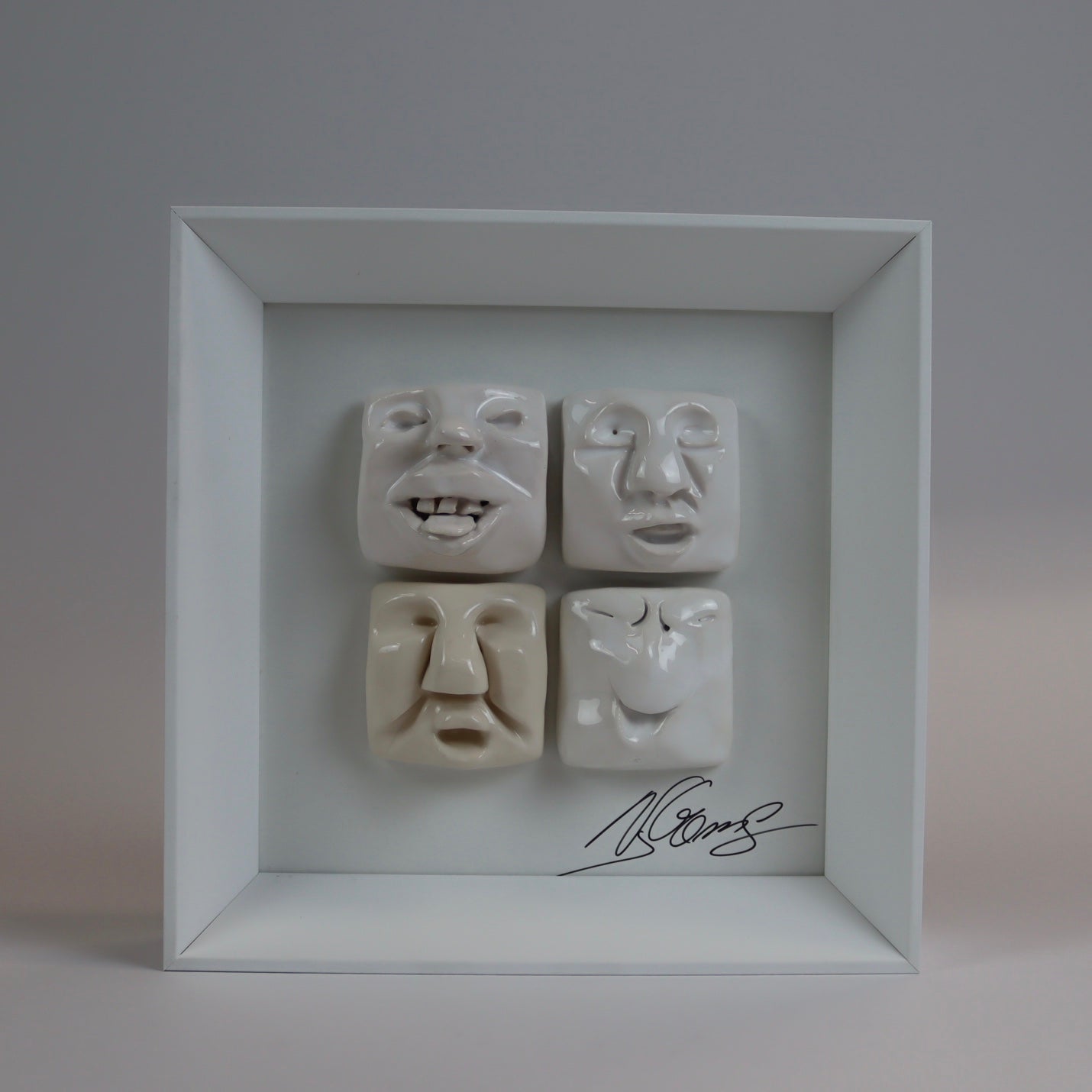 Quadros de Cerâmica Artesanal "4 Faces"